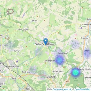 Giles Wheeler-Bennett - Southampton listings heatmap