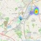 Ginger Cow Residential - Covering Bedford listings heatmap