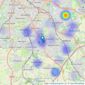 Ginger - Shirley listings heatmap