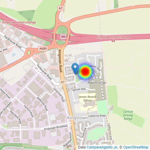 Gleeson Homes (Cumbria) listings heatmap