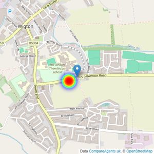 Gleeson Homes (Cumbria) listings heatmap