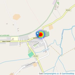 Gleeson Homes (Cumbria) listings heatmap