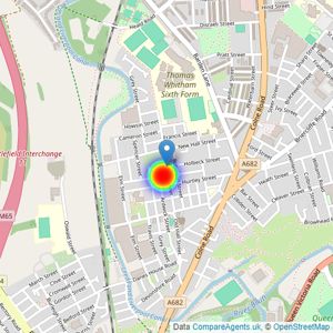 Gleeson Homes (Greater Manchester) listings heatmap