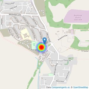 Gleeson Homes (Midlands) listings heatmap