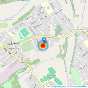 Gleeson Homes (Midlands) listings heatmap