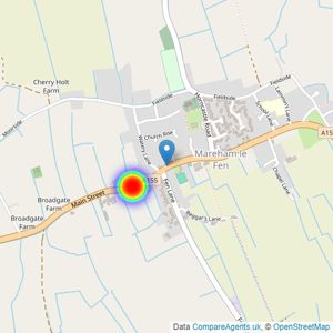 Gleeson Homes (Yorkshire East) listings heatmap