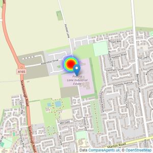 Gleeson Homes (Yorkshire East) listings heatmap