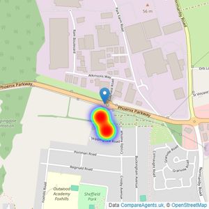 Gleeson Homes (Yorkshire East) listings heatmap