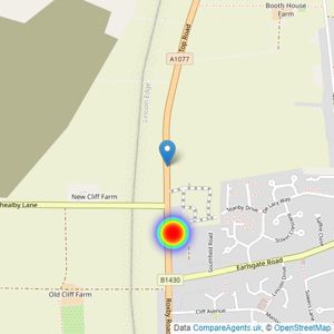 Gleeson Homes (Yorkshire East) listings heatmap