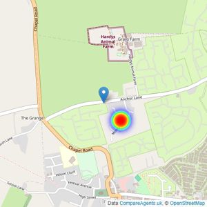 Gleeson Homes (Yorkshire East) listings heatmap