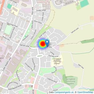 Gleeson Homes (Yorkshire West) listings heatmap