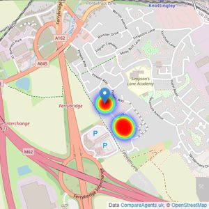 Gleeson Homes (Yorkshire West) listings heatmap