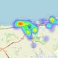 Glenn & Co - Birchington listings heatmap