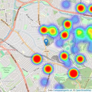 Glentree Estates Ltd - London listings heatmap