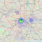 Global House Estates - London listings heatmap