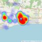 Glyn-Jones & Co - Littlehampton listings heatmap