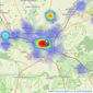 Goadsby - Salisbury listings heatmap