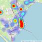 Goadsby - Weymouth listings heatmap