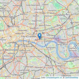 Goldman Greg Housing Management - London listings heatmap