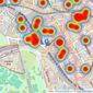 Goldschmidt & Howland - Camden - sales listings heatmap