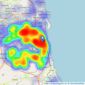 Good Life Homes Sales and Lettings - Sunderland listings heatmap