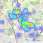 Goodchilds - Walsall listings heatmap