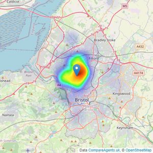 Goodman & Lilley - Henleaze listings heatmap