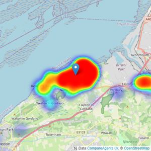 Goodman & Lilley - Portishead listings heatmap