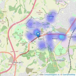 Gordon Jones - Birmingham listings heatmap