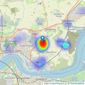 Gower Dawes Estate Agent - Grays listings heatmap