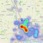 Grace Estate Agents - Ipswich listings heatmap