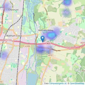 Gracechurch Unique Homes - London listings heatmap