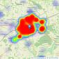 Graham & Co - Andover listings heatmap