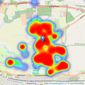 Graham Butt Estate Agents - Angmering listings heatmap