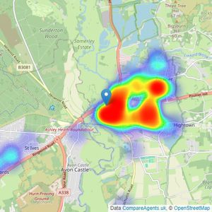 Grants Of Ringwood - Ringwood listings heatmap