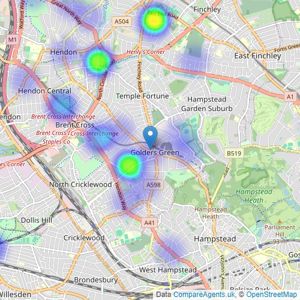 Gravity Estates - Gravity Estates listings heatmap