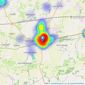 Green & Co - Wantage listings heatmap