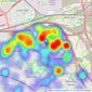 Green & Company - Castle Bromwich listings heatmap