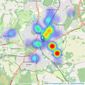 Green Lizard - Tunbridge Wells listings heatmap