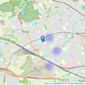 Greenfields - Ruislip listings heatmap