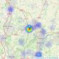 Greenhill Sales and Lettings Limited - Hertford listings heatmap