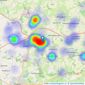 Greenslade Taylor Hunt - Ilminster listings heatmap