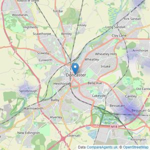 Grice and Hunter - Doncaster listings heatmap