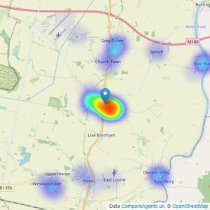 Grice and Hunter - Epworth listings heatmap