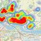 Griffin Residential Group - Grays listings heatmap