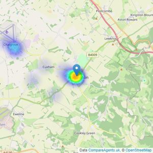 Griffith & Partners - Watlington listings heatmap