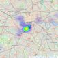 GrowPortfolio - London listings heatmap