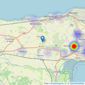 GUILDCREST ESTATES - Ramsgate listings heatmap