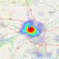 Guildhall Residential Sales - Preston listings heatmap