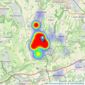 haart - Biggin Hill listings heatmap